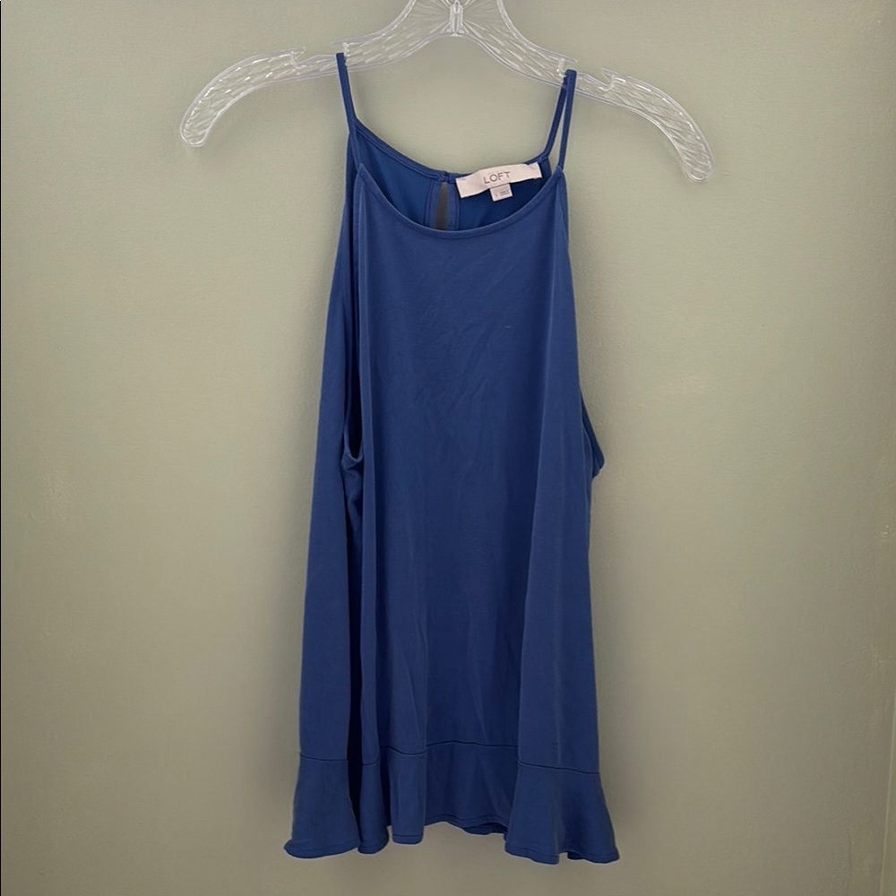 Blue Sleeveless Top